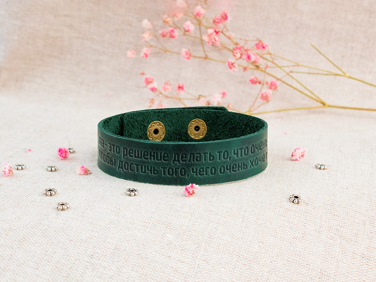 

Браслет из металла/натуральной кожи р.21-22 Мастерская Алёшиных И01.41.00.05, И01.41.00.05