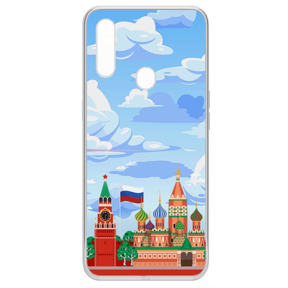 

Чехол-накладка Krutoff Clear Case Красная Площадь для Oppo A31