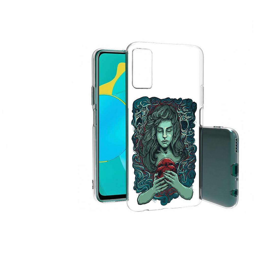 

Чехол MyPads Tocco для Huawei Honor 30S спящая девушка, Прозрачный, Tocco