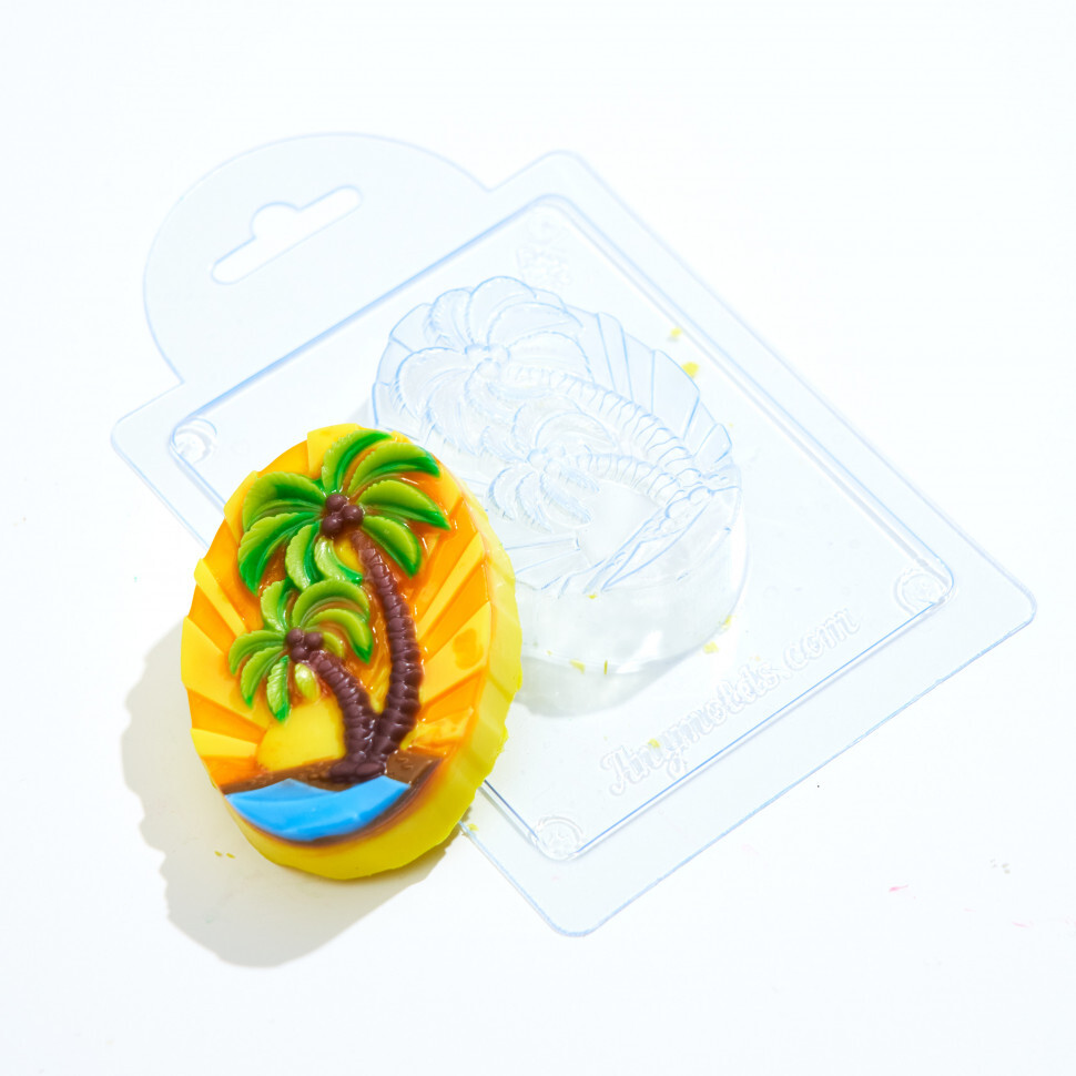 

Пальмы форма из пластика для мыла, шоколада AnyMolds