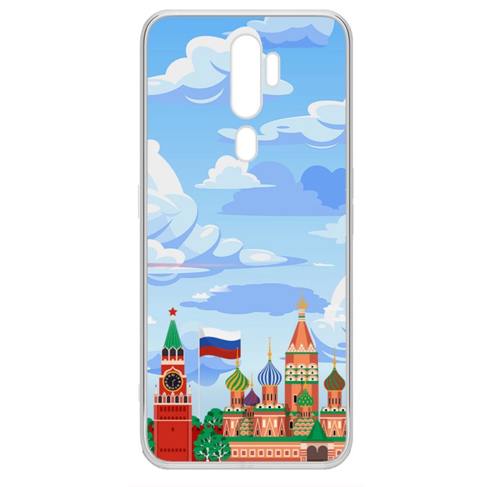 

Чехол-накладка Krutoff Clear Case Красная Площадь для Oppo A5 (2020), Прозрачный