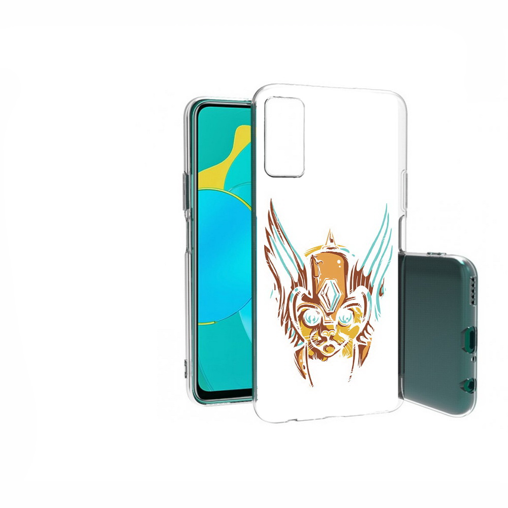 

Чехол MyPads Tocco для Huawei Honor 30S тор абстракция, Прозрачный, Tocco