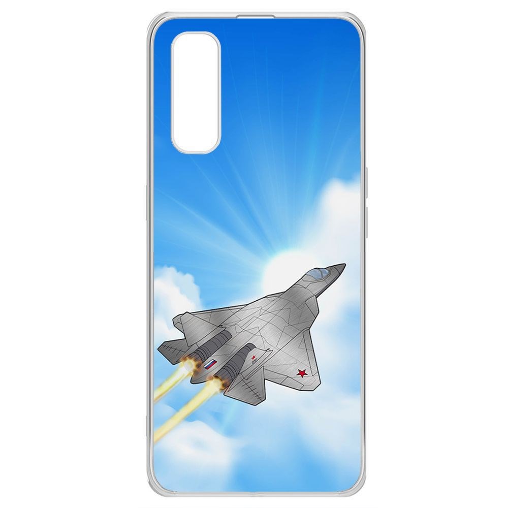

Чехол-накладка Krutoff Clear Case СУ-57 для Oppo Find X2, Прозрачный