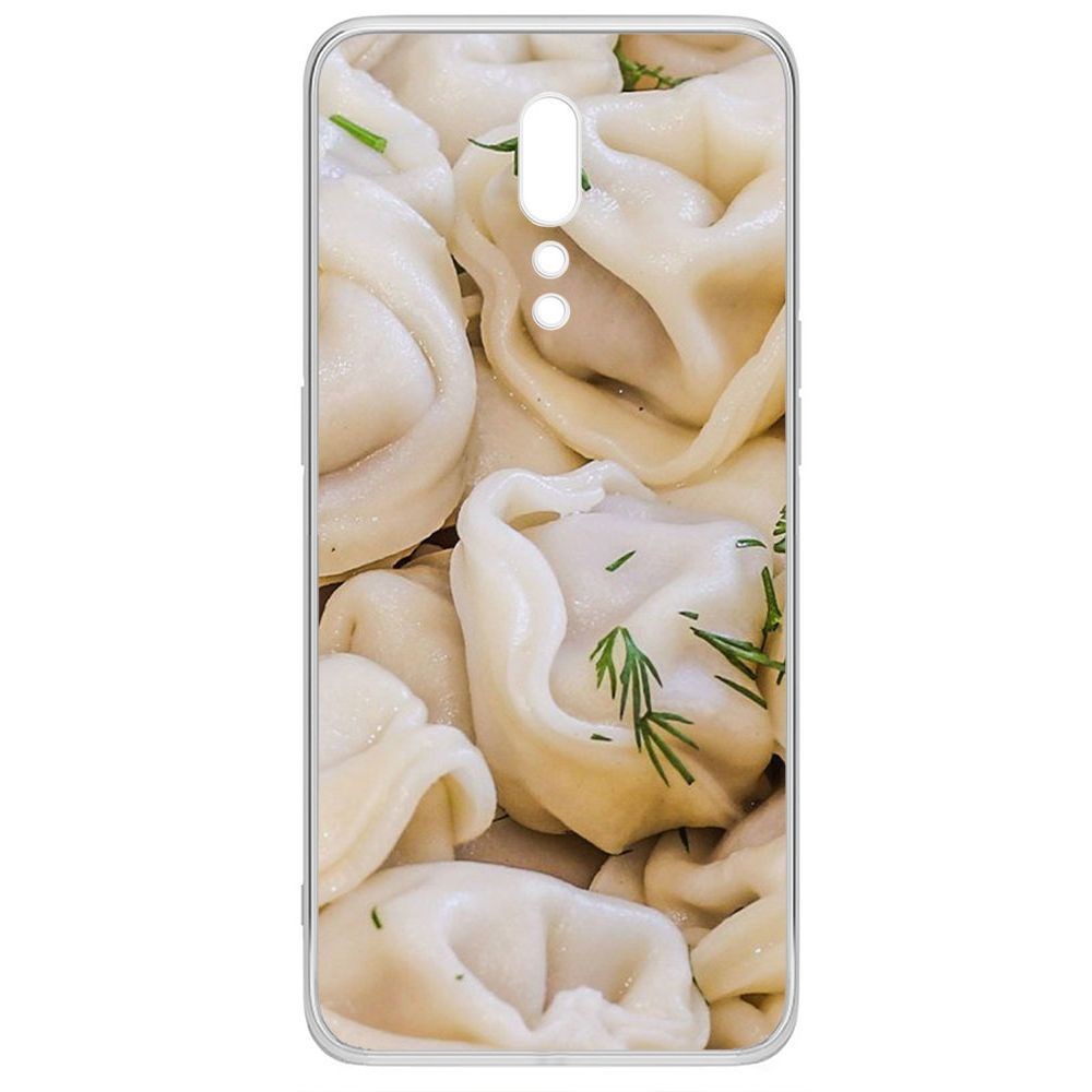 

Чехол-накладка Krutoff Clear Case Пельмешки для Oppo Reno Z