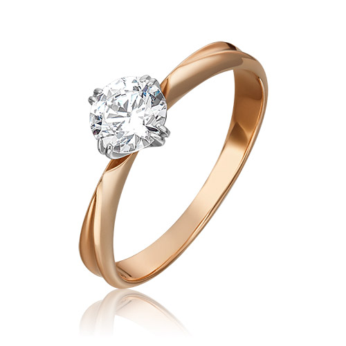 

Кольцо из золота р. 15 PLATINA jewelry 01-0954-00-501-1111-38, фианит, 01-0954-00-501-1111-38