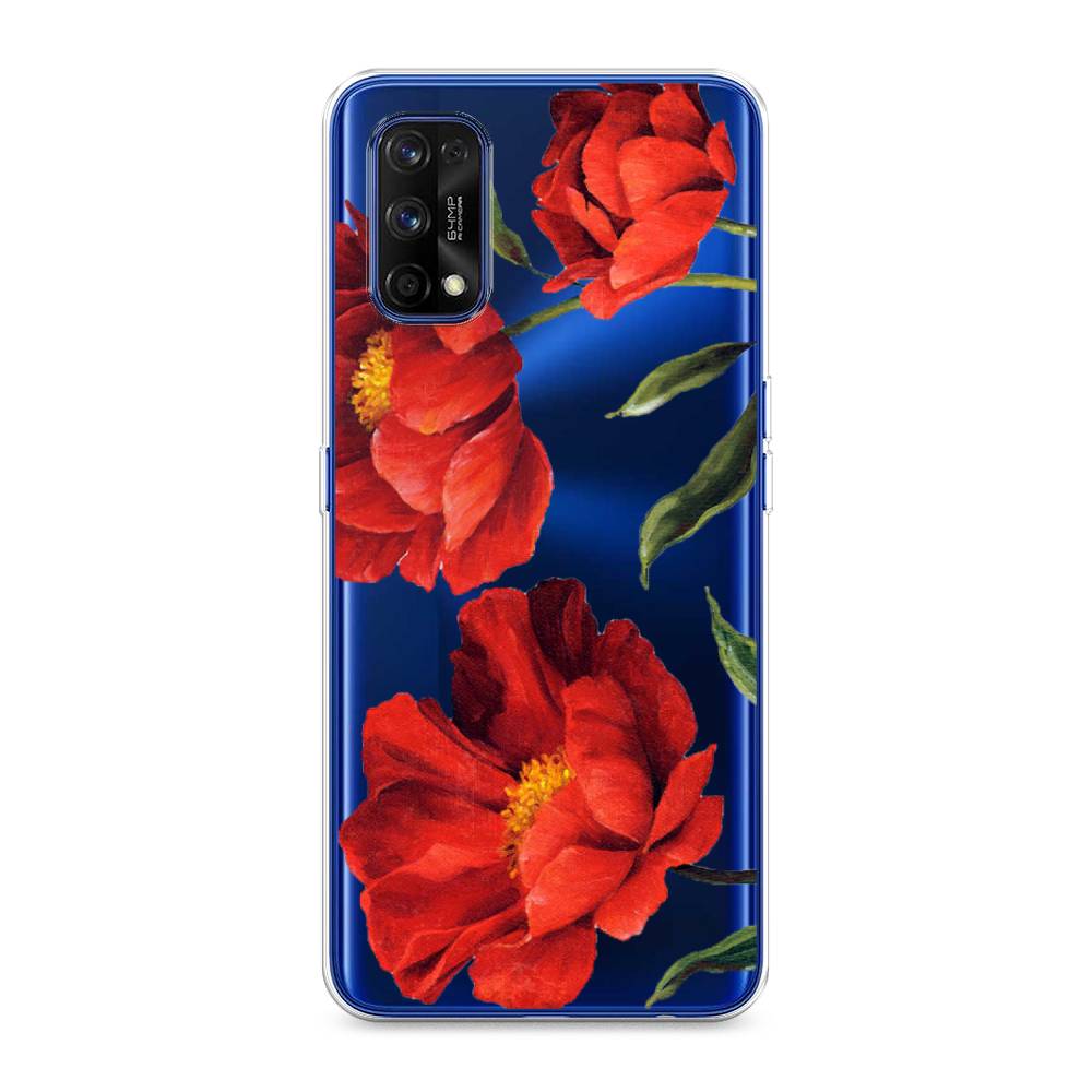 

Чехол Awog на Realme 7 Pro "Красные маки", Разноцветный, 254050-8
