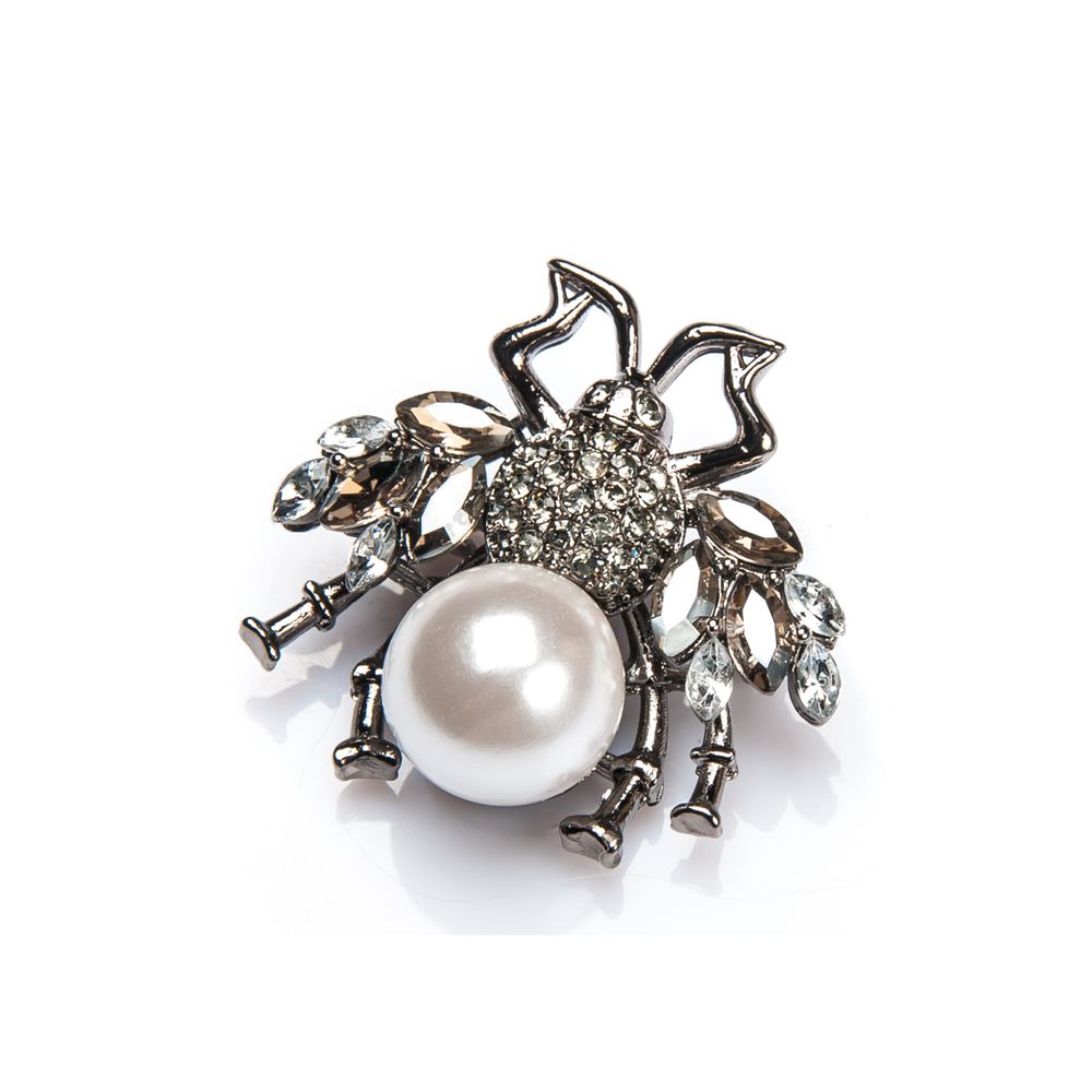 

Брошь из бижутерного сплава с swarovski Moon Paris MoS-1801-008, MoS-1801-008