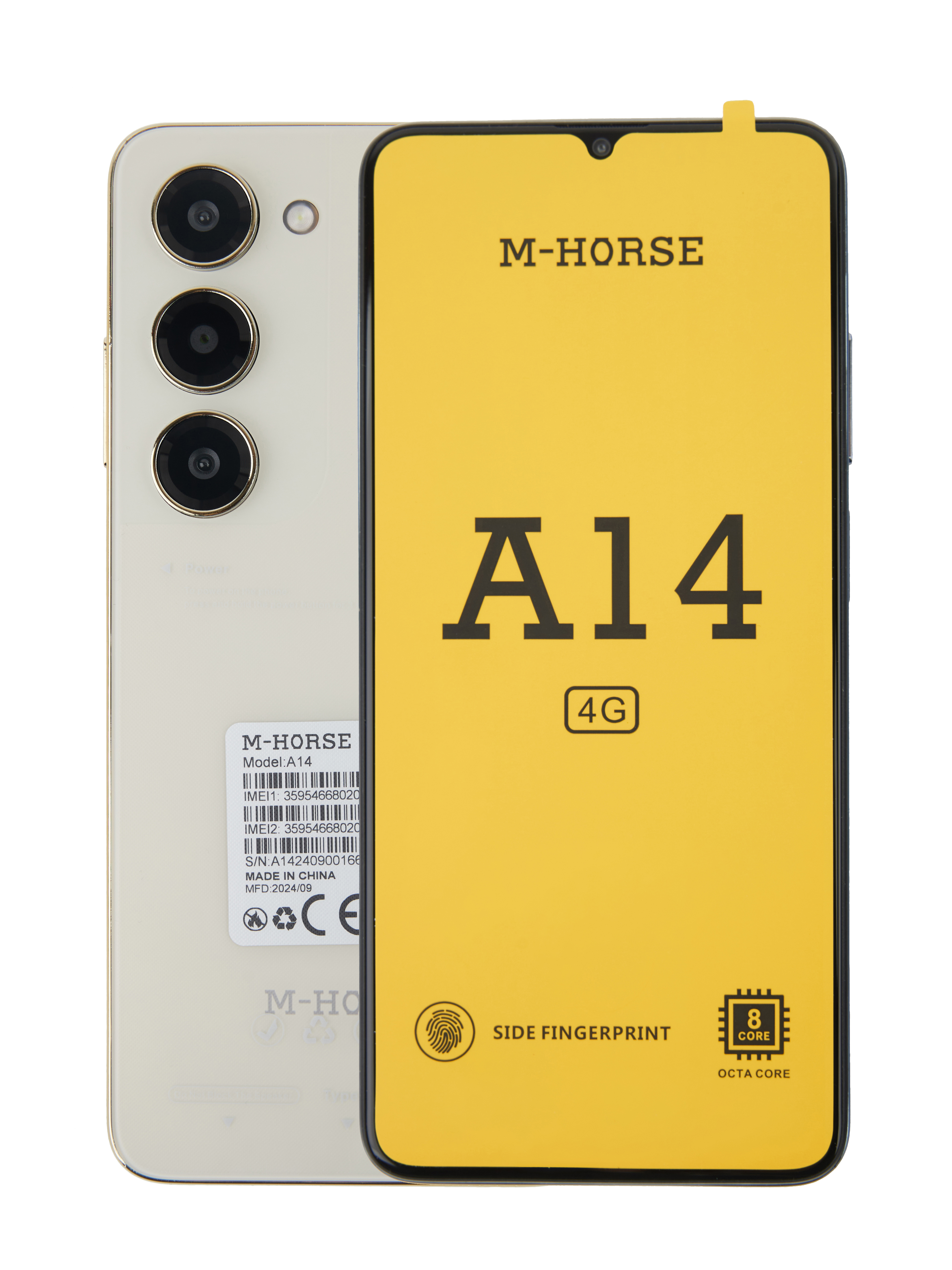 

Смартфон M-Horse A14 8/128GB white, A14