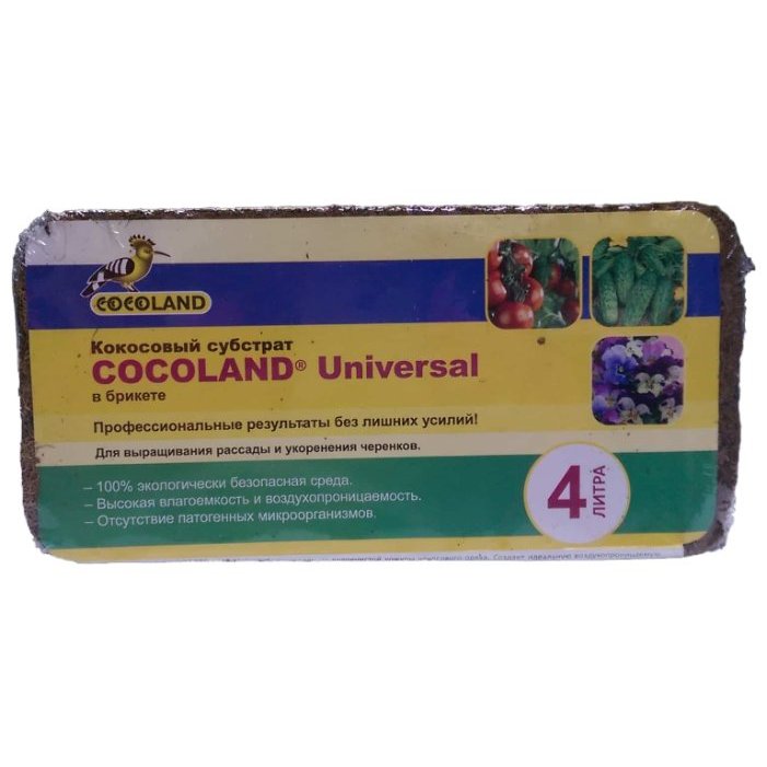 

Кокосовый брикет Cocoland Universal 4л.