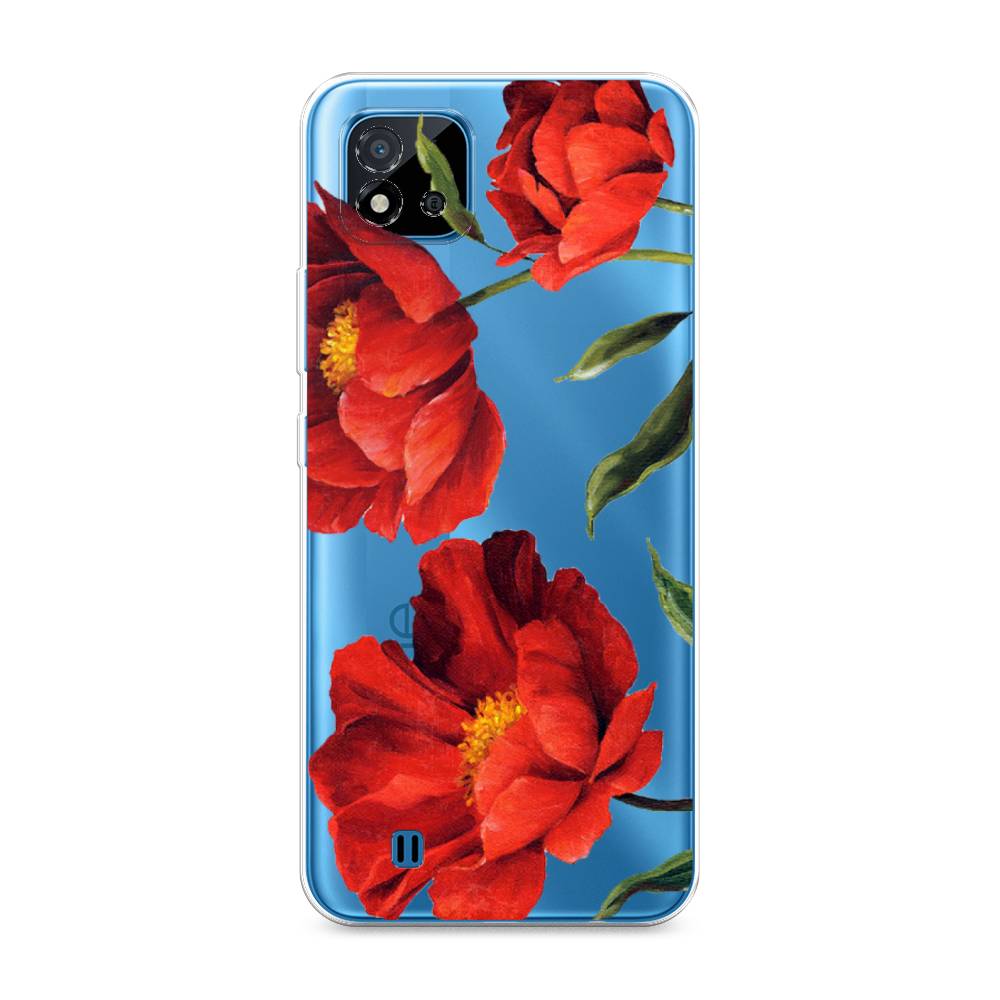 

Чехол Awog на Realme C20 "Красные маки", Разноцветный, 254850-8