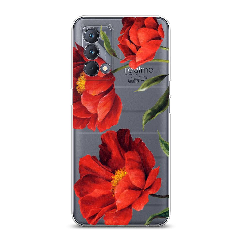 

Чехол Awog на Realme GT Master Edition "Красные маки", Разноцветный, 2510450-8