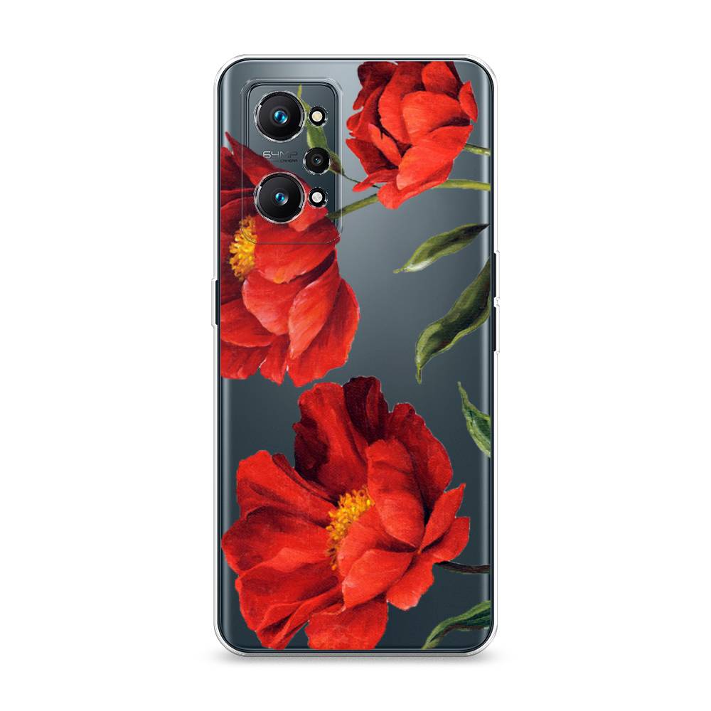 

Чехол Awog на Realme GT Neo 2 "Красные маки", Разноцветный, 257750-8