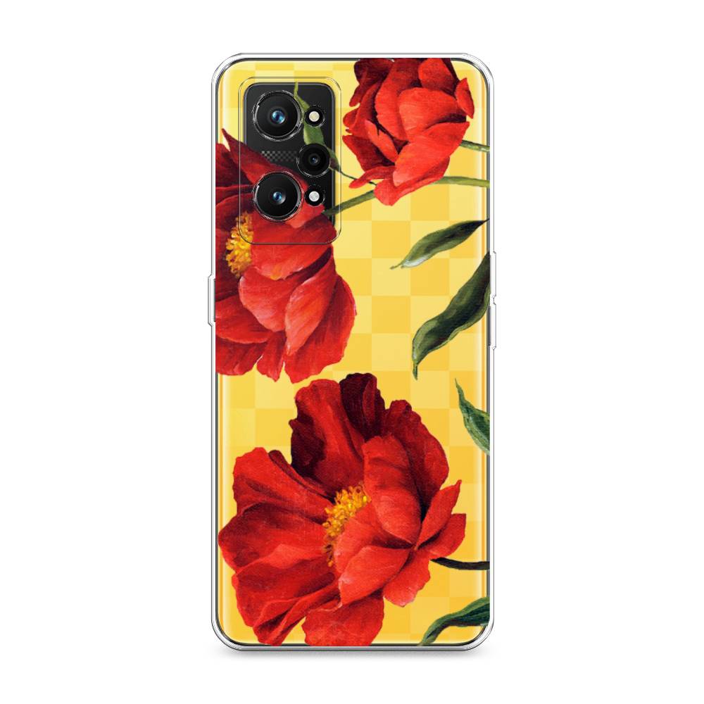 

Чехол Awog на Realme GT Neo 3T "Красные маки", Разноцветный, 2510750-8