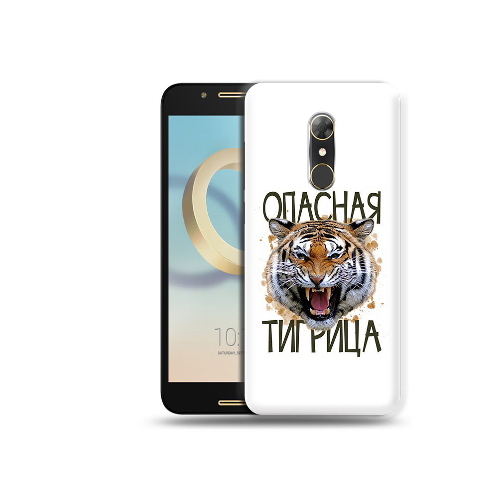 

Чехол MyPads Tocco для Alcatel A7 опасная тигрица (PT133991.671.527), Прозрачный, Tocco