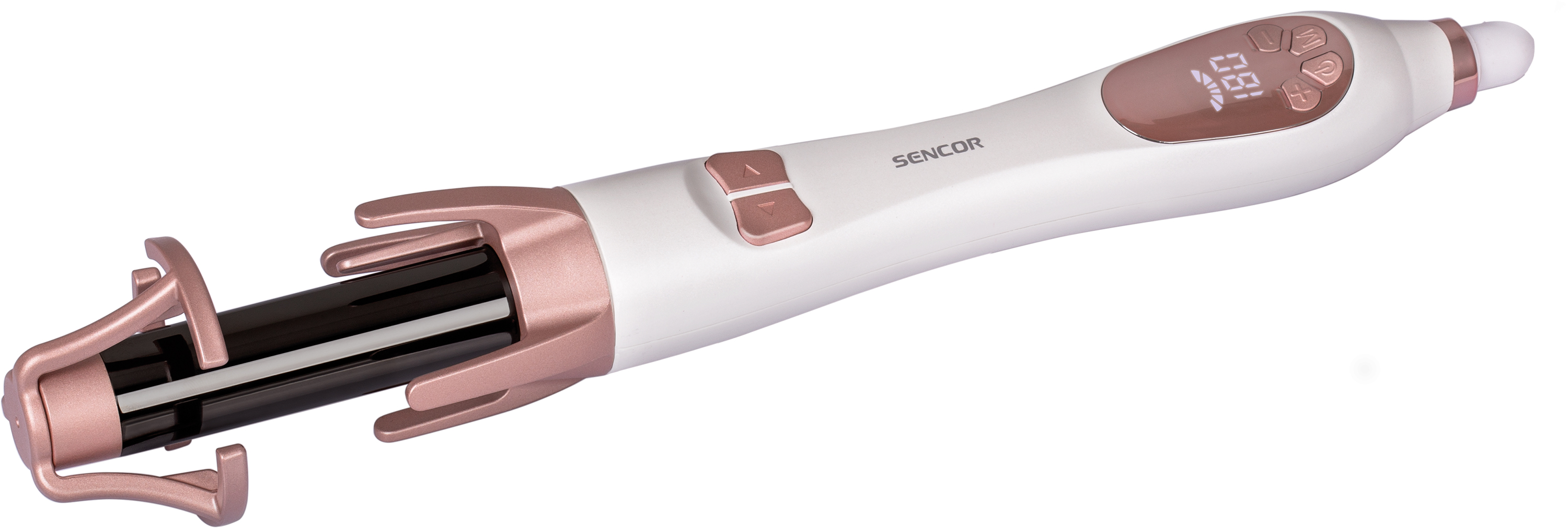 Электрощипцы Sencor SHS 0900GD белые, розовые электрощипцы philips moistureprotect bhb878 00 бежевые белые