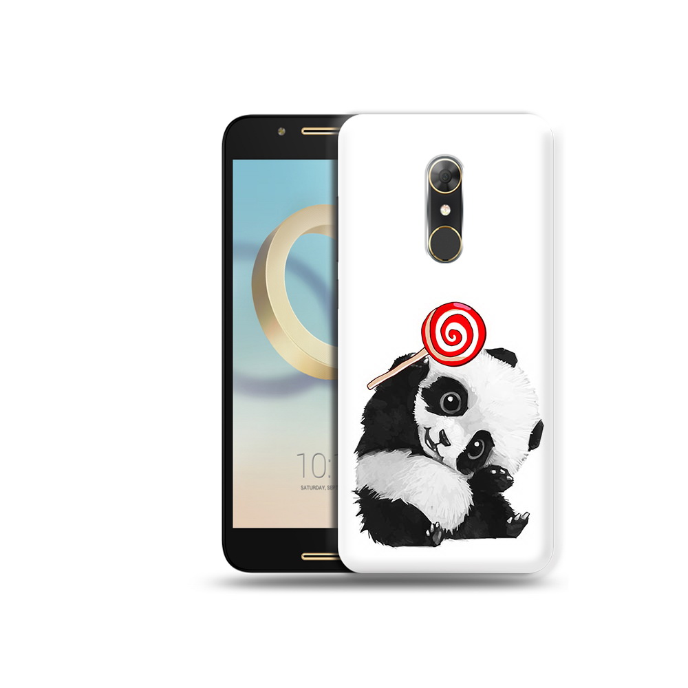 

Чехол MyPads Tocco для Alcatel A7 панда с леденцом (PT133991.671.534), Прозрачный, Tocco