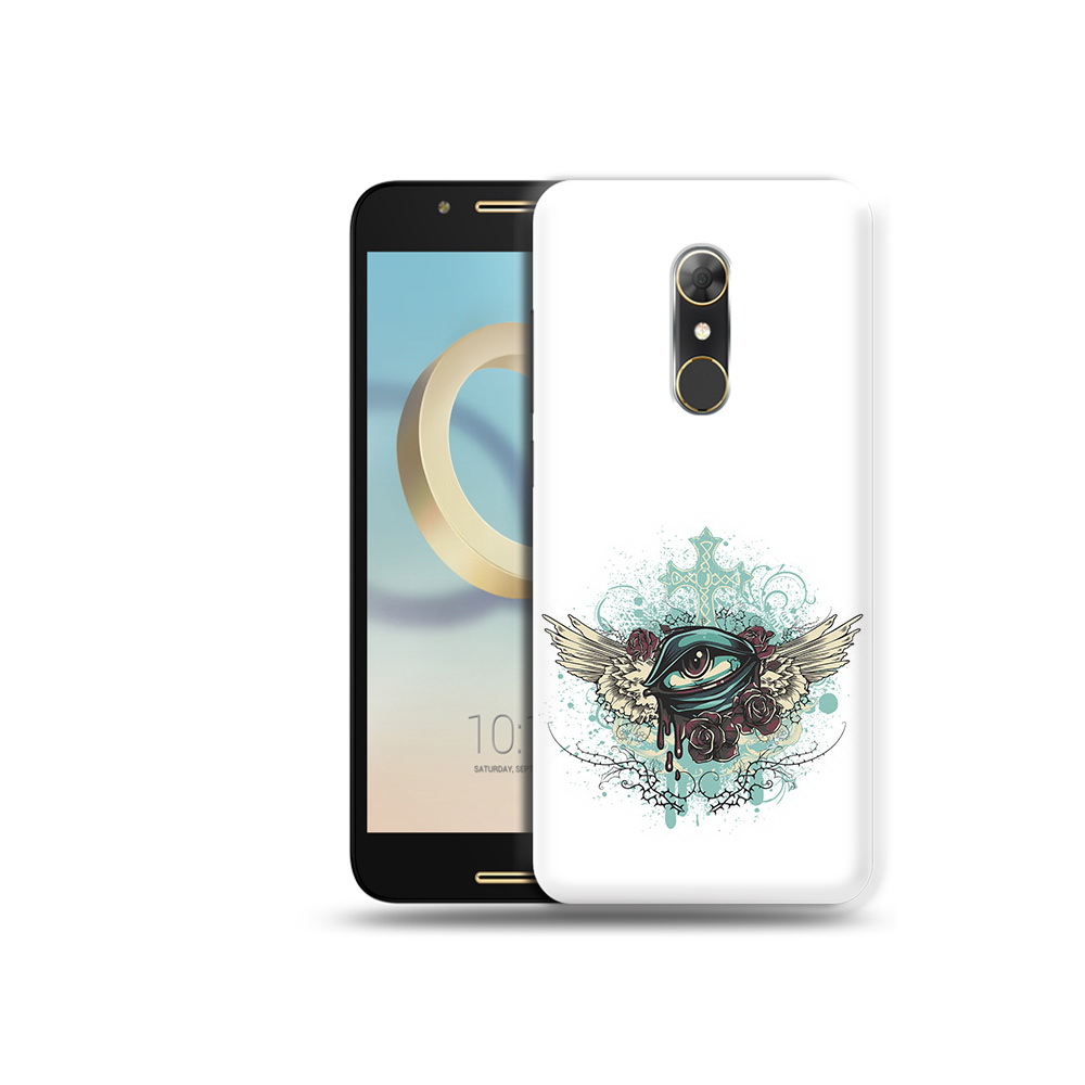 

Чехол MyPads Tocco для Alcatel A7 плачущий глаз с крыльями (PT133991.671.544), Прозрачный, Tocco