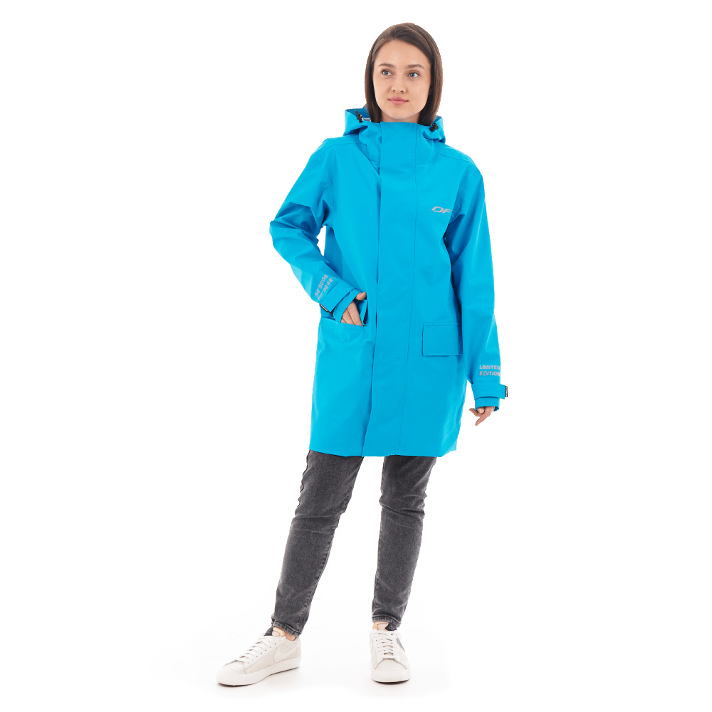 Куртка мужская DRAGONFLY RAINCOAT 2.0 голубая L