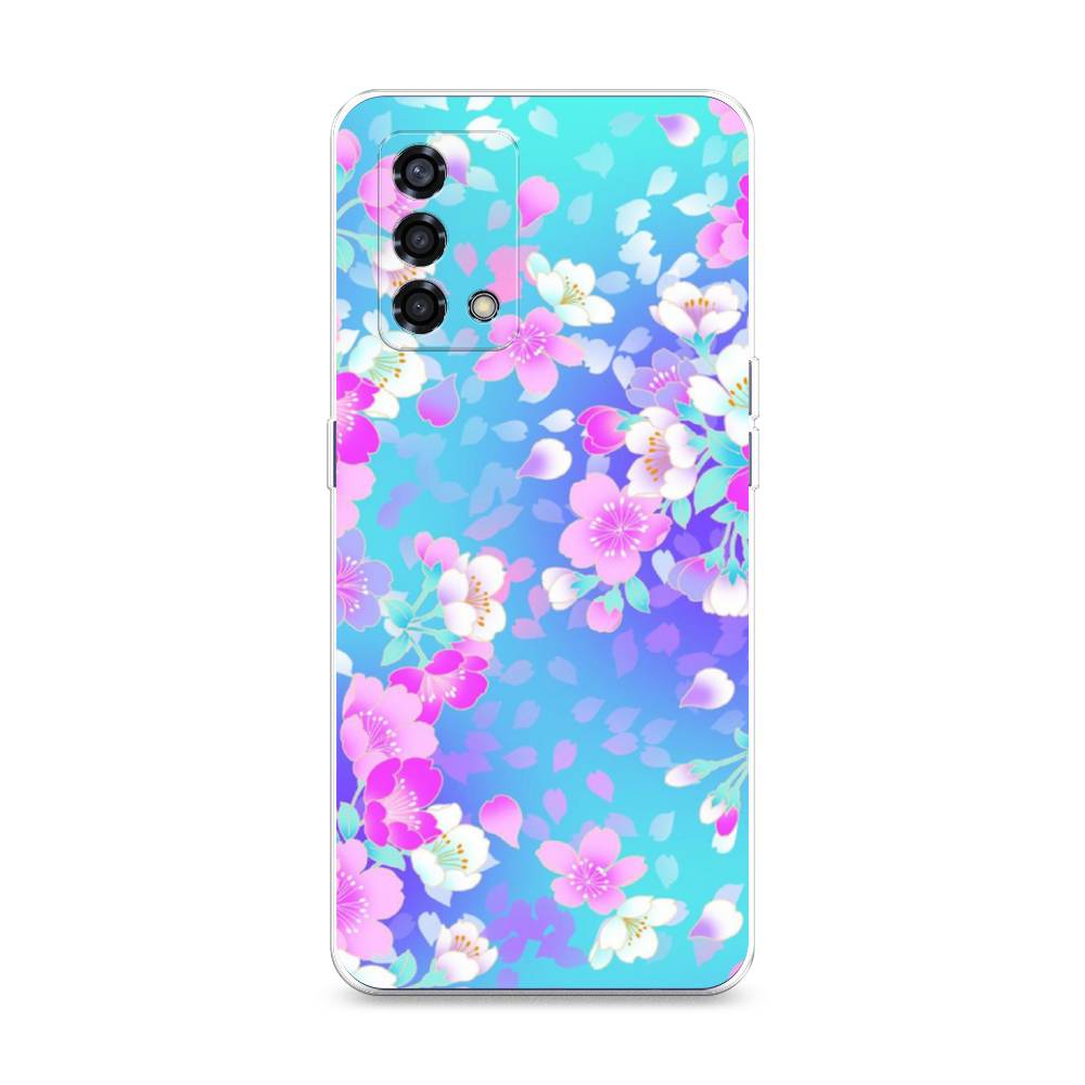 

Чехол Awog на Oppo Reno 6 Lite "Яблоневые цветы", Разноцветный, 259550-8