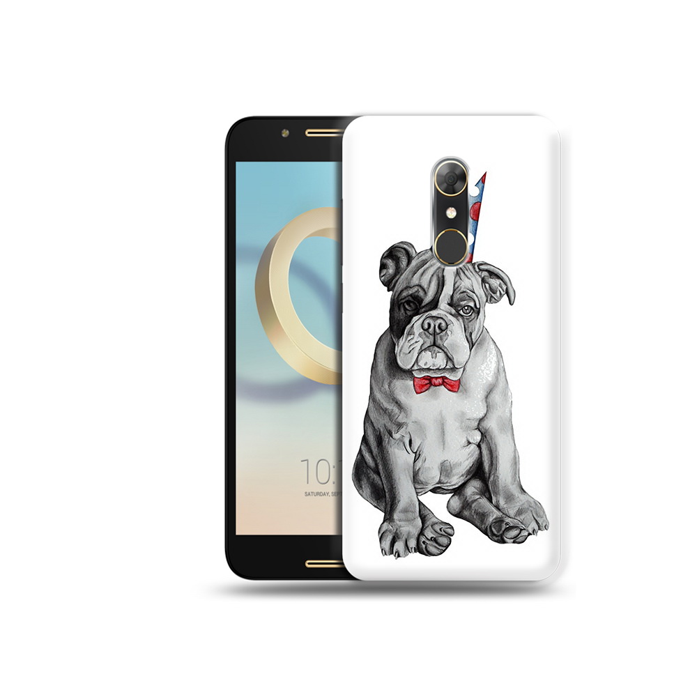 

Чехол MyPads Tocco для Alcatel A7 праздничный щенок (PT133991.671.554), Прозрачный, Tocco