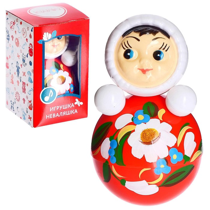 

Неваляшка в художественной упаковке с рисунком