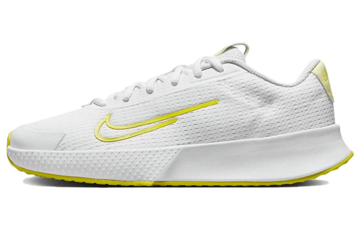 

Кроссовки унисекс Nike Court Vapor Lite 2 белые 42 EU, Белый, Court Vapor Lite 2