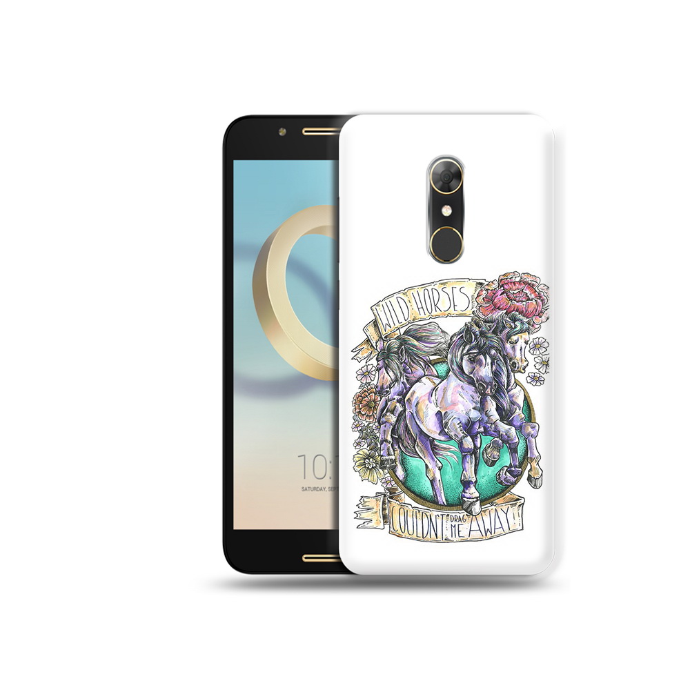 

Чехол MyPads Tocco для Alcatel A7 рисунок коней в цветах (PT133991.671.582), Прозрачный, Tocco