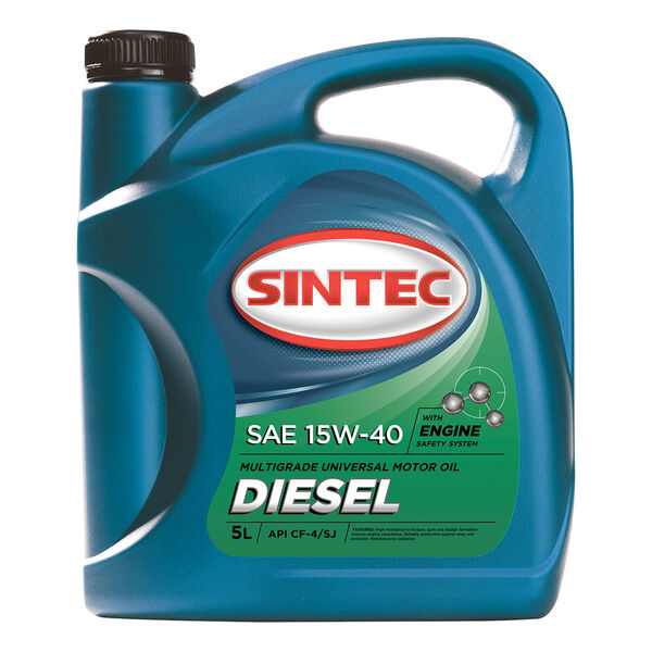 Масло Sintec 15/40 Diesel CF-4/SJ дизель 5 л