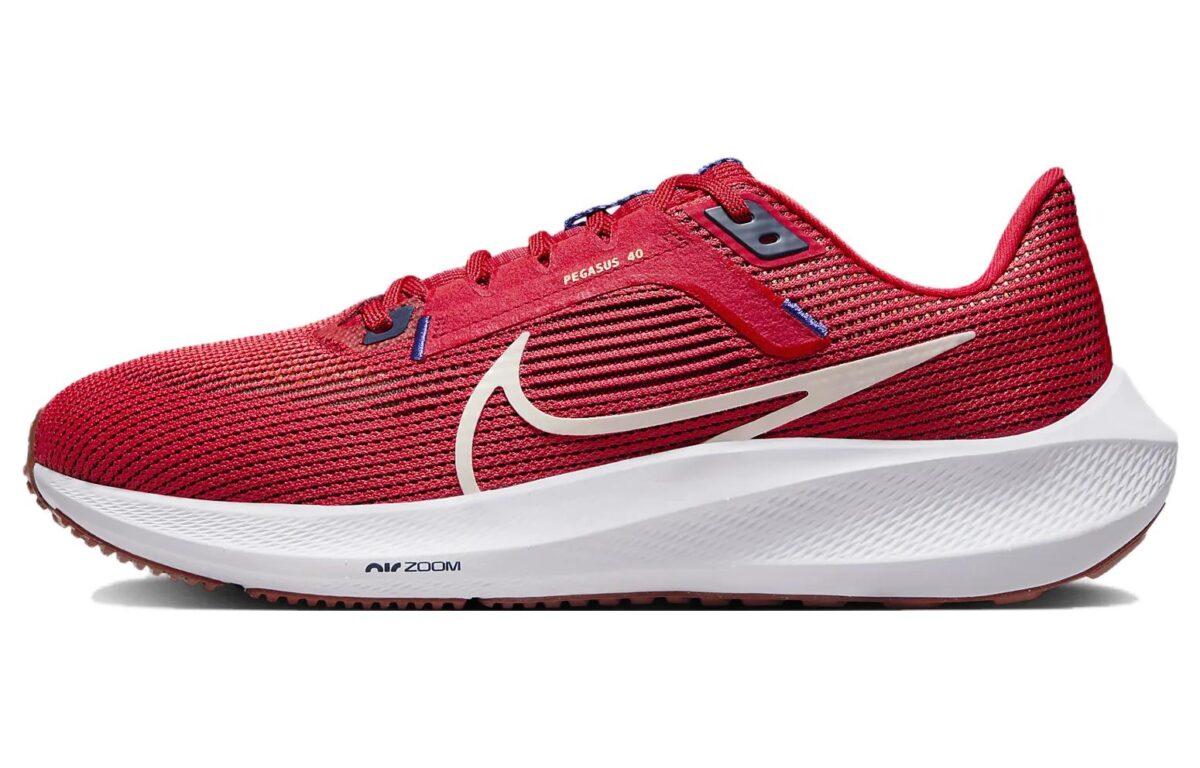 

Кроссовки унисекс Nike Air Zoom Pegasus 40 40 красные 42 EU, Красный, Air Zoom Pegasus 40 40
