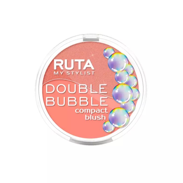 Румяна двойные компактныеRUTA DOUBLE BUBBLE 102 пленка для ов матовая счастье каждый день 58х58см лаванда