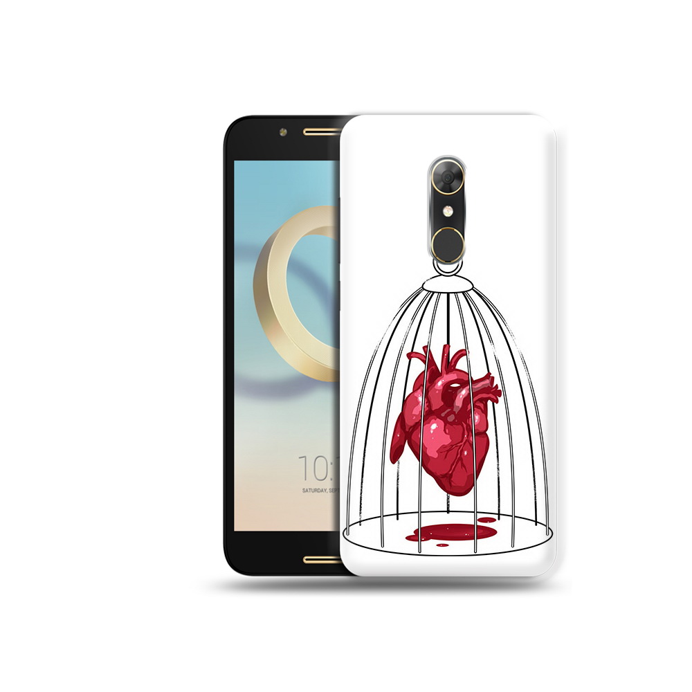 

Чехол MyPads Tocco для Alcatel A7 сердце в клетке (PT133991.671.597), Прозрачный, Tocco