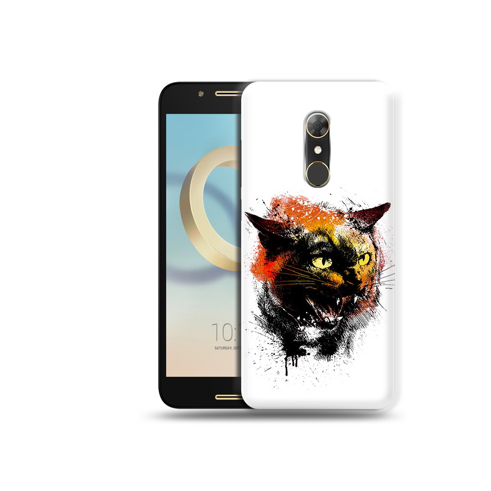 

Чехол MyPads Tocco для Alcatel A7 сиамский кот (PT133991.671.598), Прозрачный, Tocco