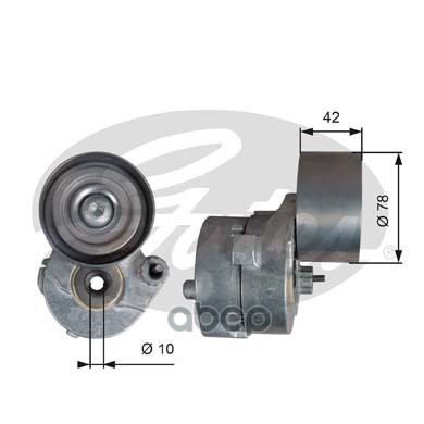

Натяжитель ремня! в сборе d78 H42 MB Axor
