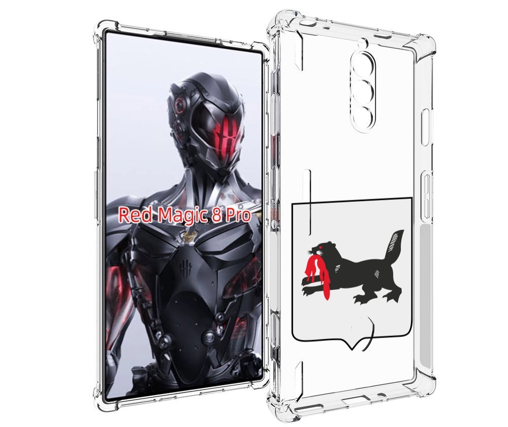Чехол MyPads герб-игркутскои?-области для ZTE Nubia Red Magic 8 Pro / Red Magic 8 Pro Plus