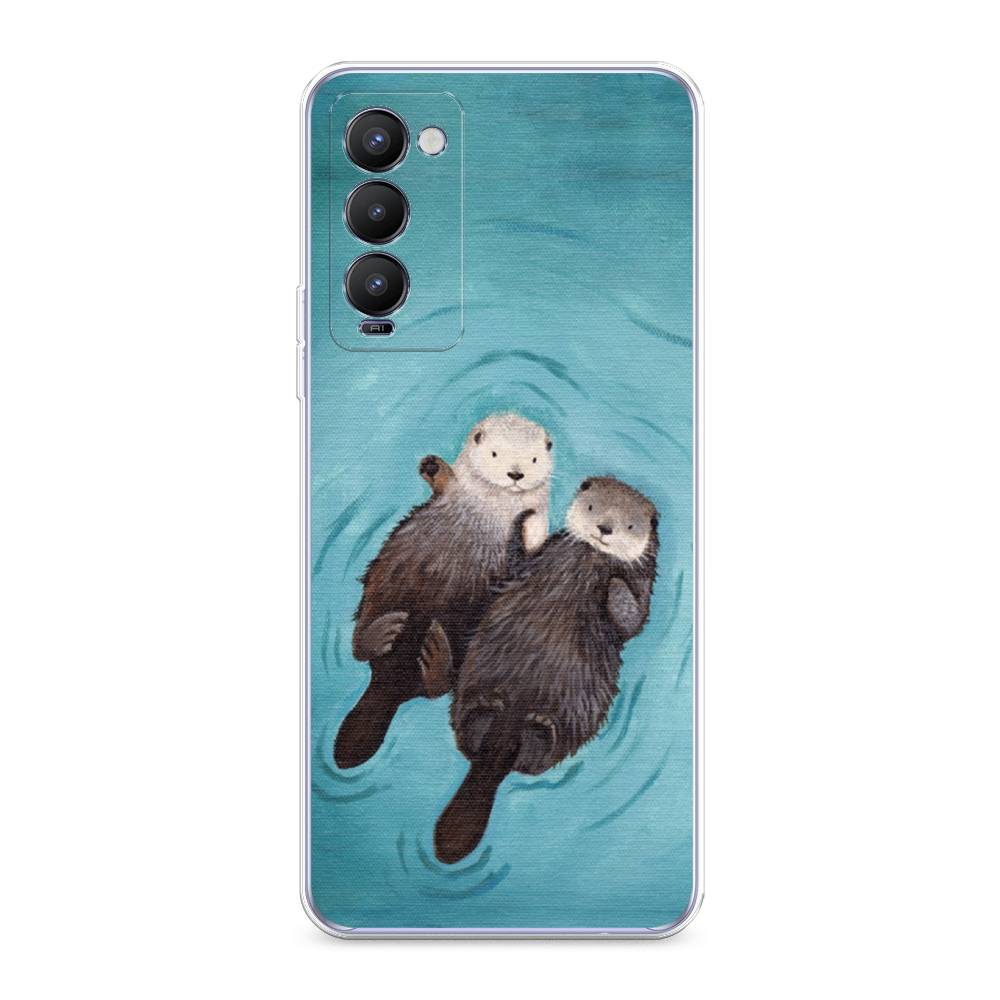 

Чехол Awog на Tecno Camon 18/18T "Парочка бобров", Разноцветный, 300950-10
