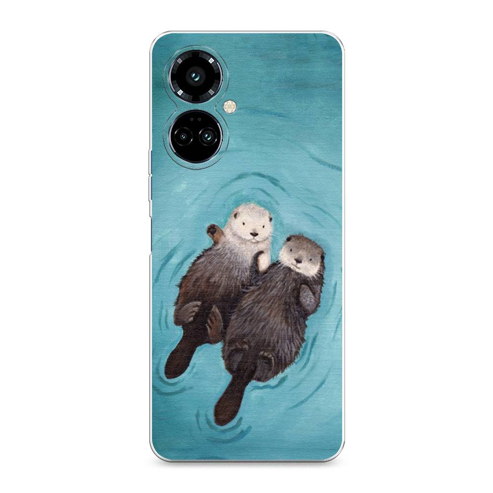 

Силиконовый чехол "Парочка бобров" на Tecno Camon 19 Pro