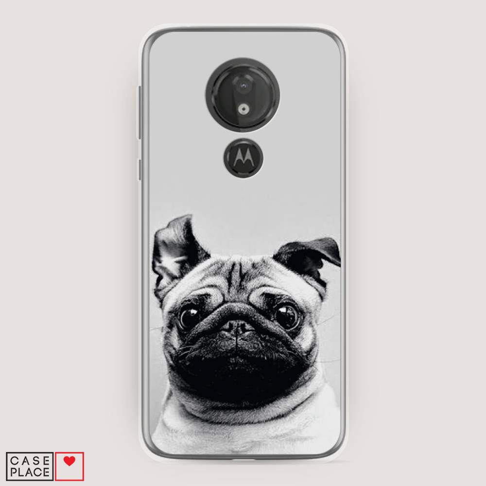 

Чехол Awog на Motorola Moto G7 Power / Моторола Мото G7 Power "Ушастый мопс", Разноцветный, 241350-1