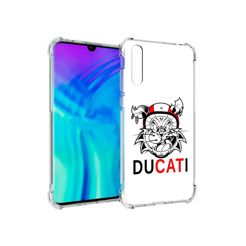 

Чехол MyPads Tocco для Huawei Enjoy 10s дукати, Прозрачный, Tocco