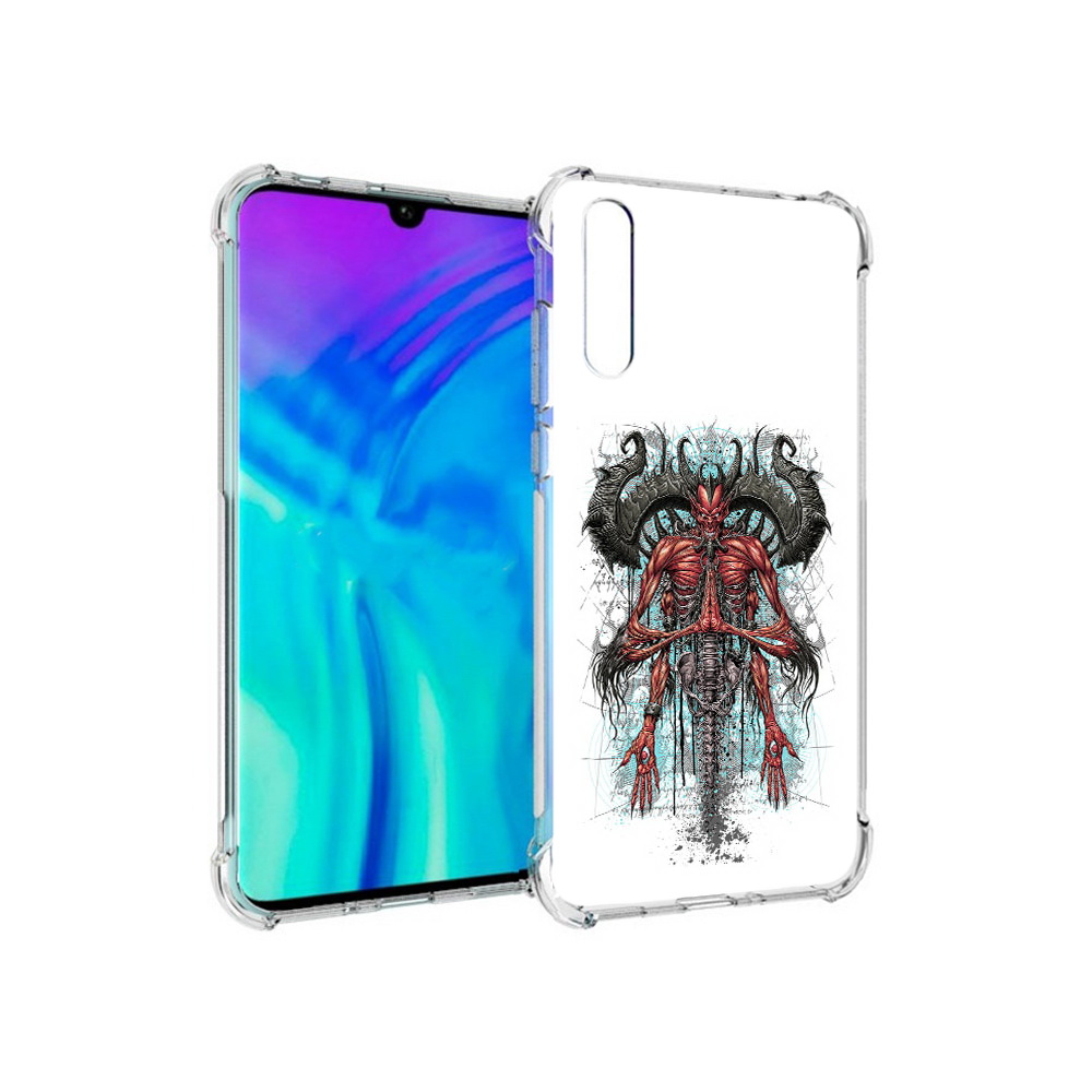 

Чехол MyPads Tocco для Huawei Enjoy 10s дьявол, Прозрачный, Tocco