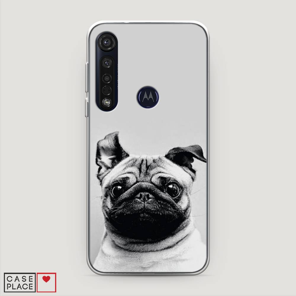 

Чехол Awog на Motorola Moto G8 Plus / Моторола Мото G8 Plus "Ушастый мопс", Разноцветный, 241450-1