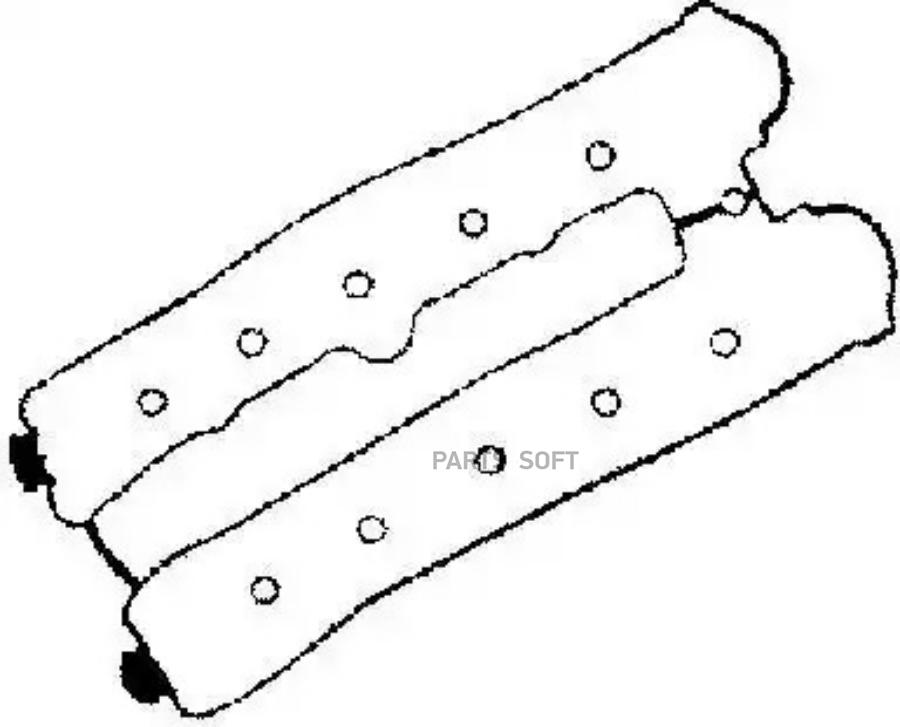

15-31997-01_прокладка клапанной крышки!\ Opel Astra/Vectra/Omega/Zafira 1.8/2.0/2.2 16V 94