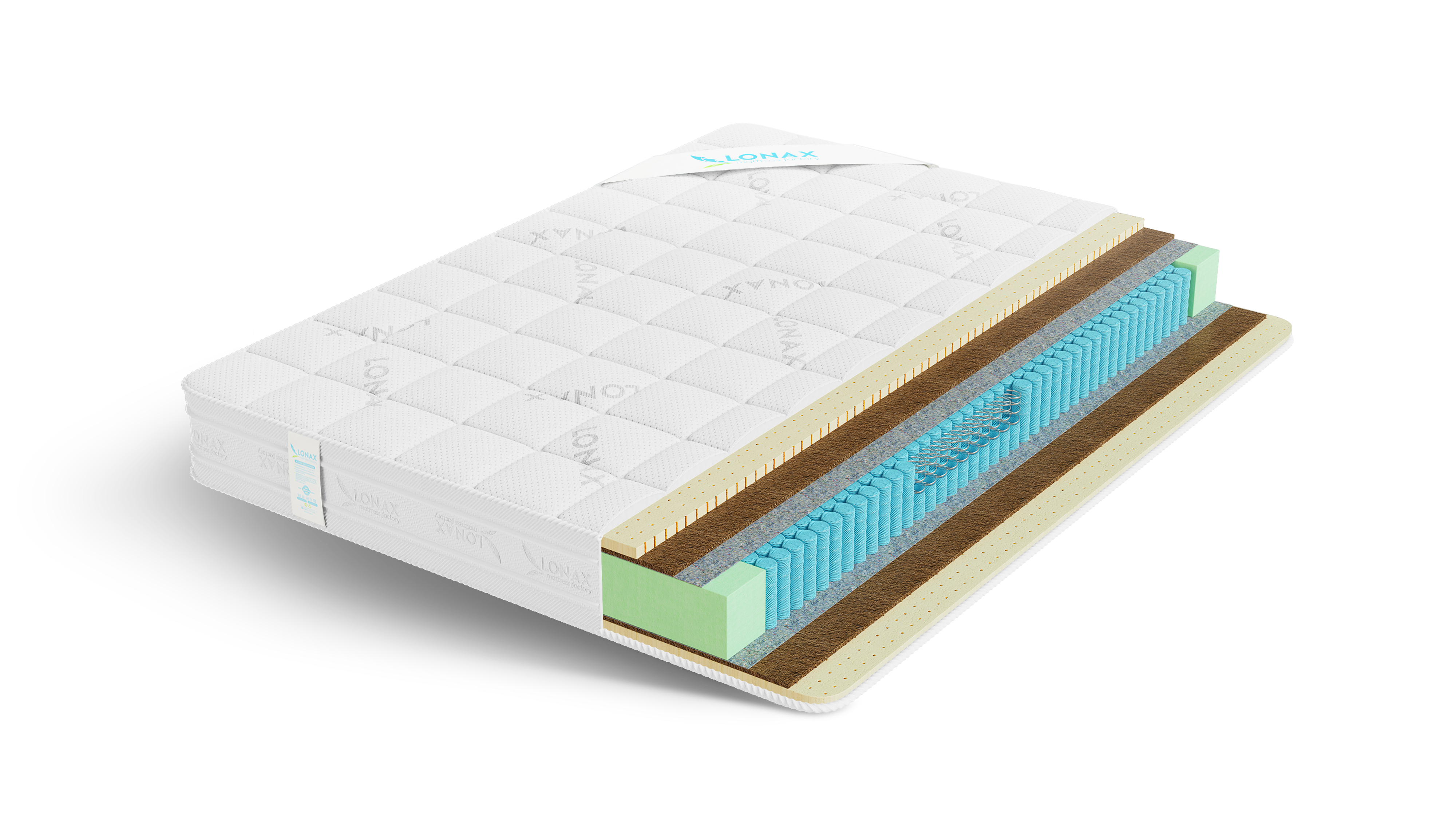 

Матрас пружинный Lonax Medium Light 5 Zone S1000/chstds_lonLML5ZS1000_150x186, Lonax Medium Light 5 Zone S1000