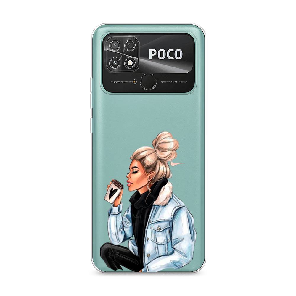 

Чехол Awog на Poco C40 "Cute girl", Разноцветный, 315850-7