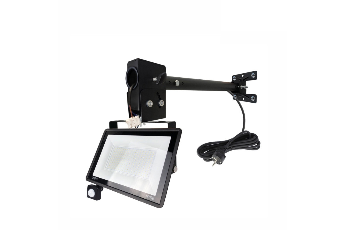 

Прожектор Mobicent MCER211754 200 Вт с датчиком движения, кабелем 5м с креплением, MCER211754