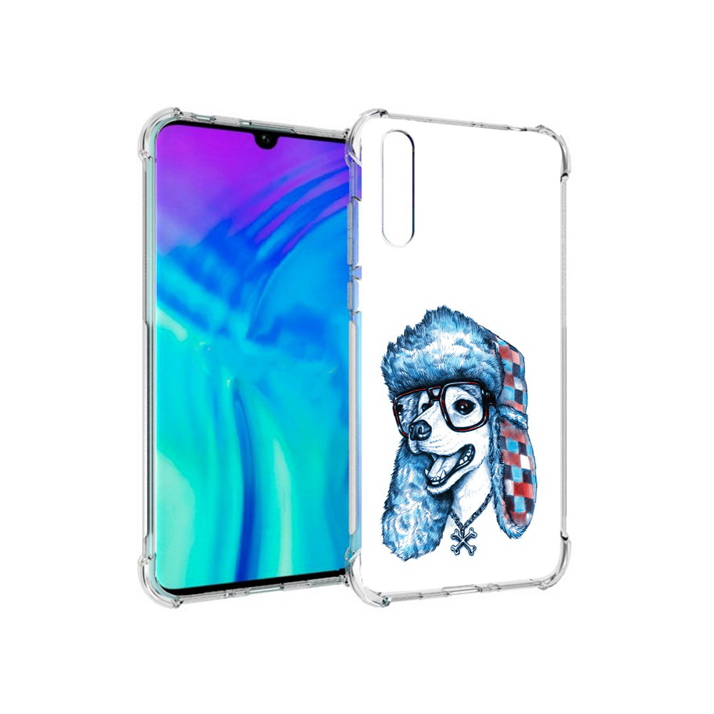 

Чехол MyPads Tocco для Huawei Enjoy 10s зимний пес, Прозрачный, Tocco