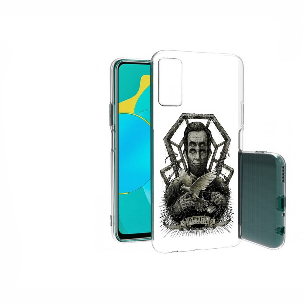 

Чехол MyPads Tocco для Huawei Honor 30S франклин абстракция, Прозрачный, Tocco