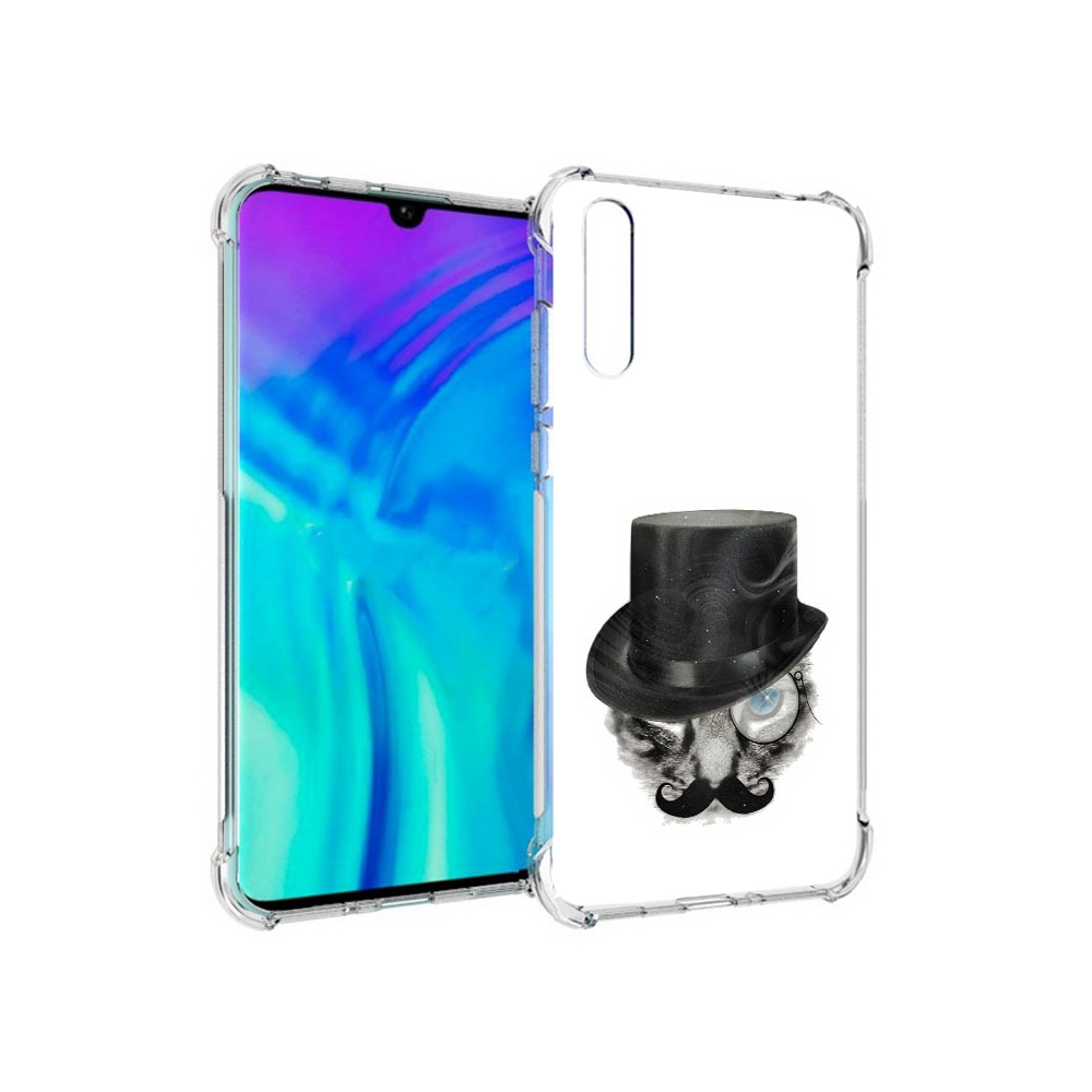 

Чехол MyPads Tocco для Huawei Enjoy 10s интелегентный кот, Прозрачный, Tocco