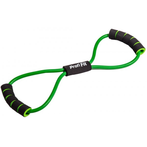 

Эспандер трубчатый PROFI-FIT, восьмерка, зеленый, сопротивление среднее 5 кг