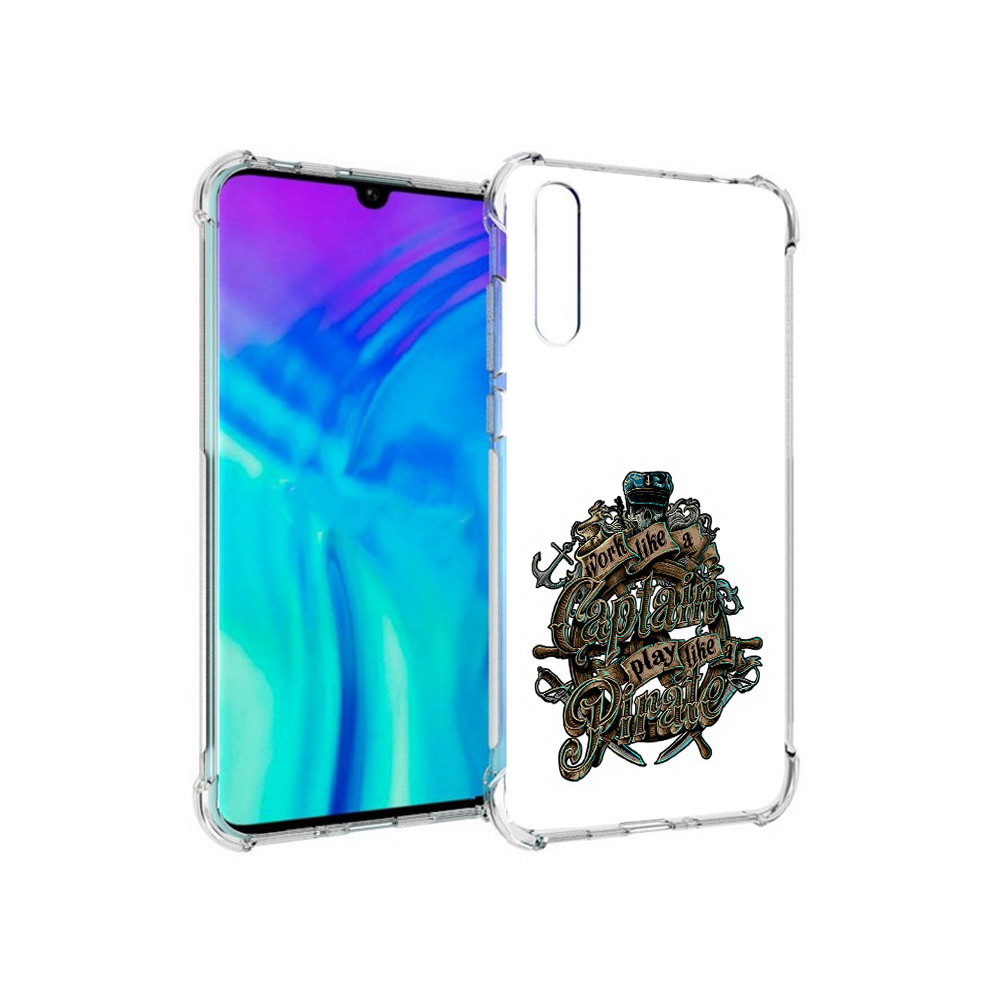 

Чехол MyPads Tocco для Huawei Enjoy 10s капитан пиратов, Прозрачный, Tocco