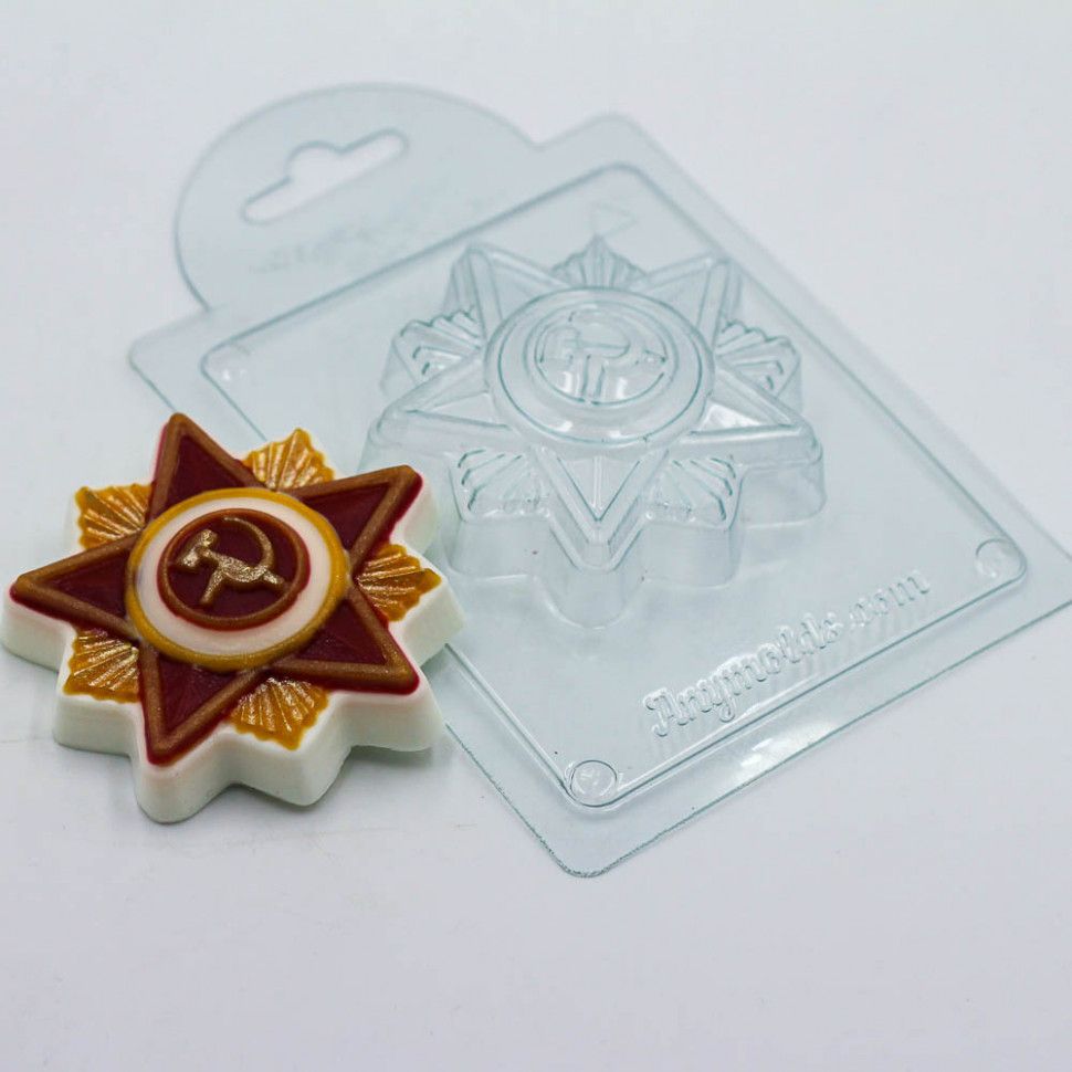 

Орден форма из пластика для мыла, шоколада AnyMolds